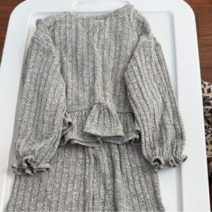 GAP Kids Gray Ribbed Matching Set